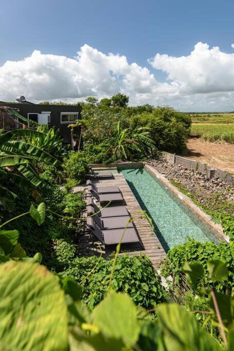T3 Lumineux Avec Vue Exceptionnelle Et Piscine Oasis De Nature Et Serenite Petit-Canal Exterior foto